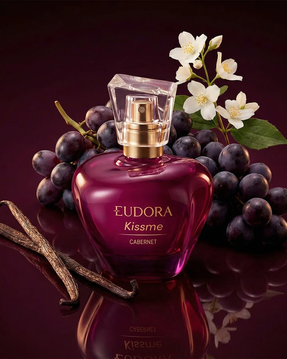 Eudora Kiss Me Cabernet Desodorante Colônia 50Ml