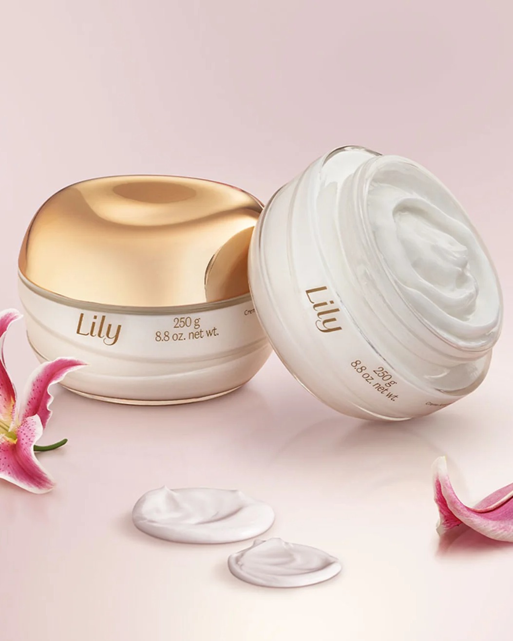Creme Acetinado Hidratante Desodorante Corporal Lily 250G