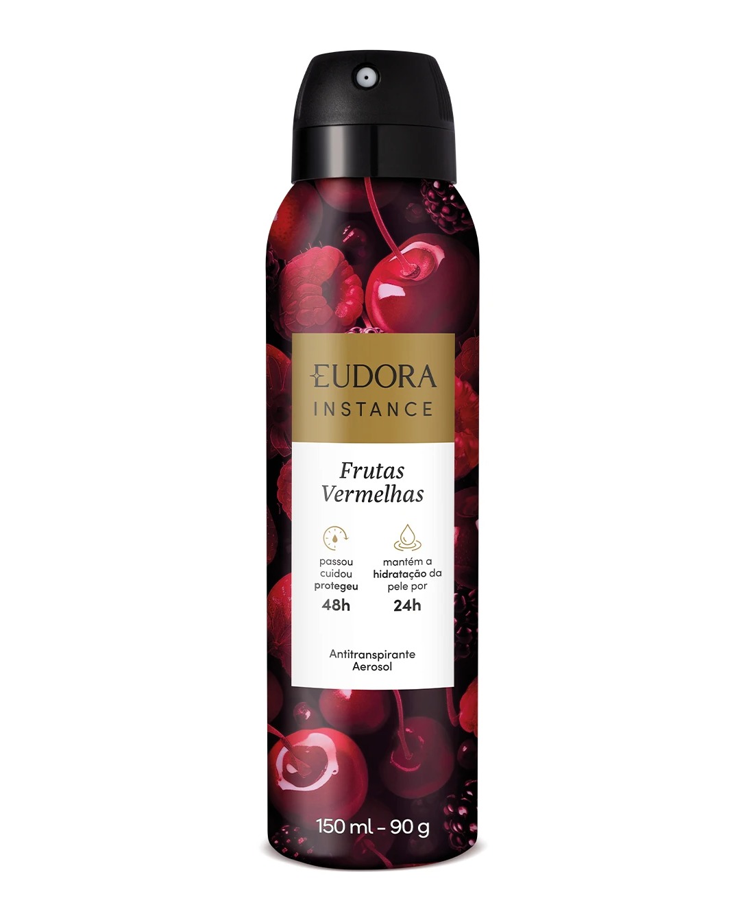 Desodorante Antitranspirante Aerossol Instance Frutas Vermelhas150Ml