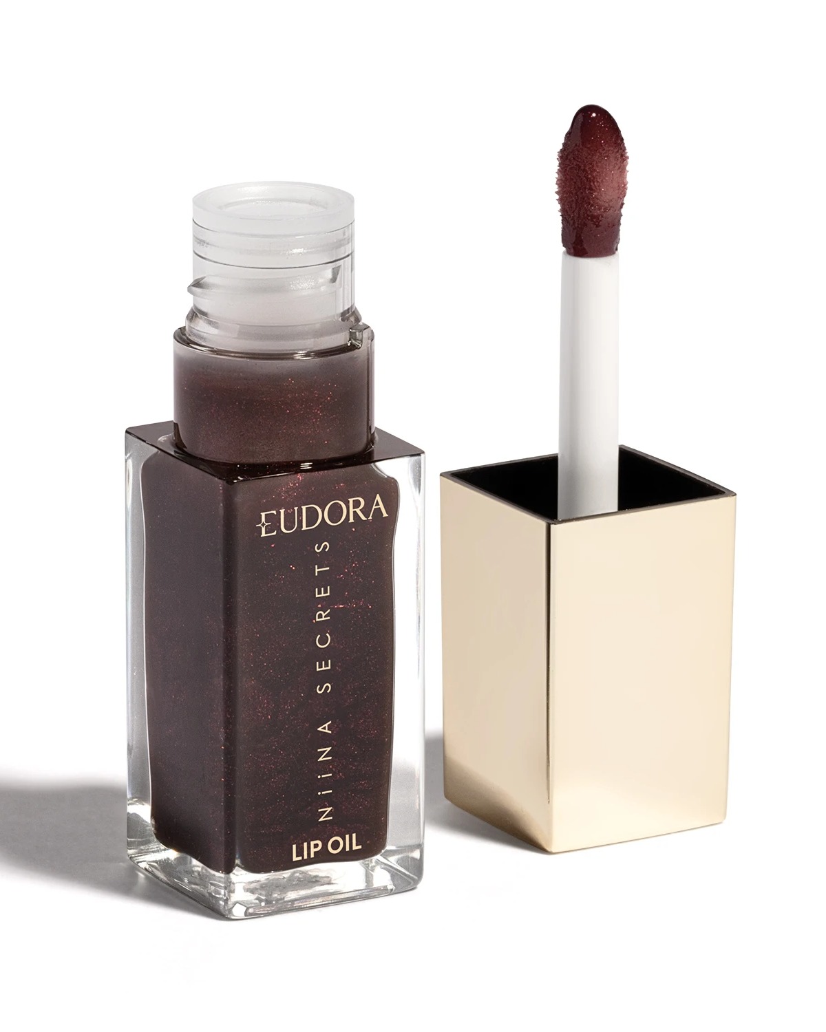 Lip Oil Shine Flowers Rosa Negra Niina Secrets 7Ml