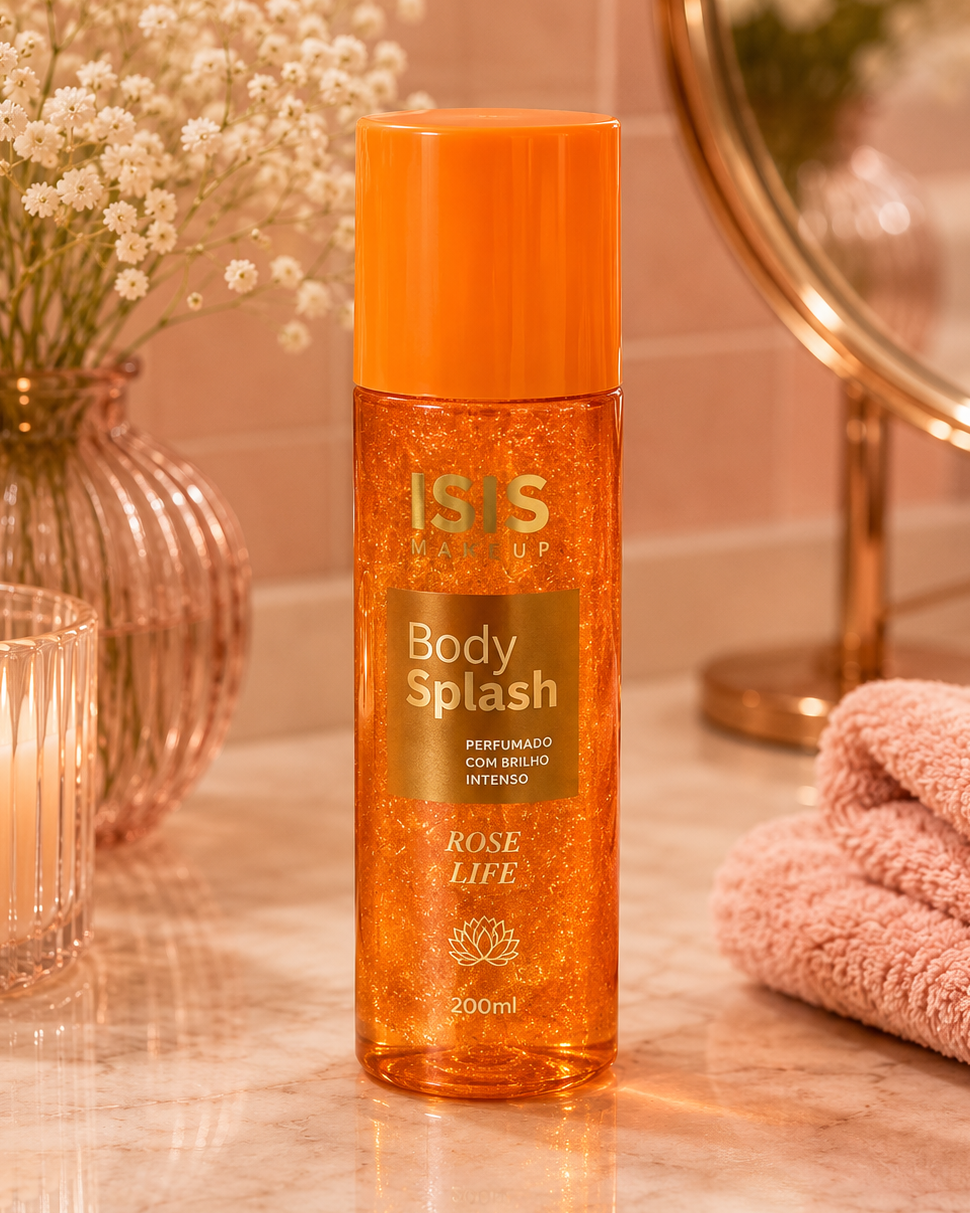 Body Splash Rose Life da Isis Makeup