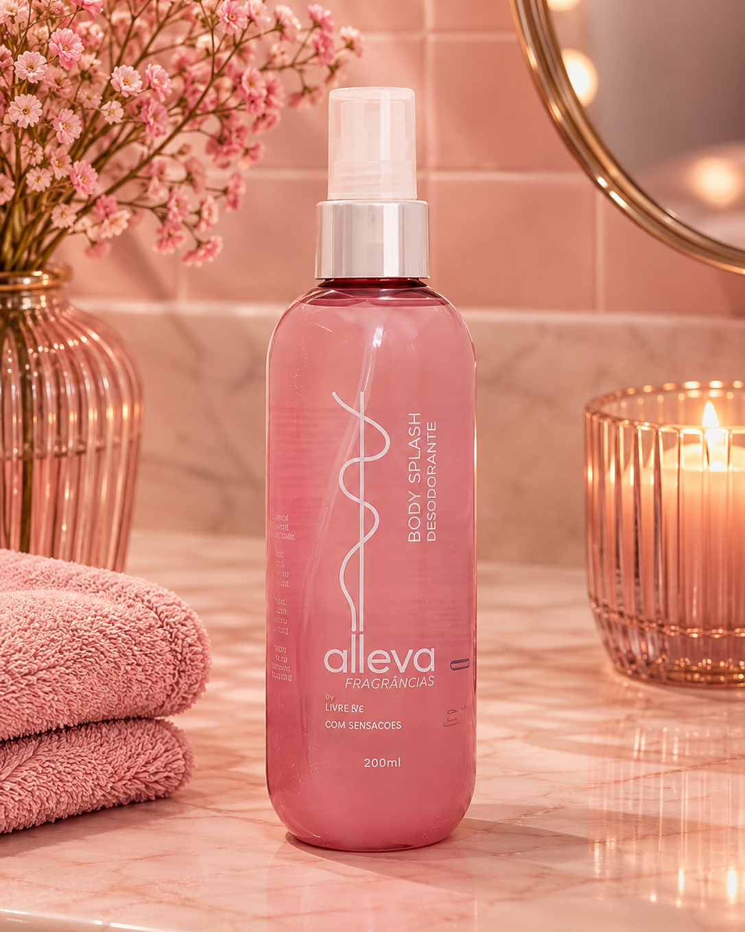 Body Splash Rose Essence 200ml Alleva