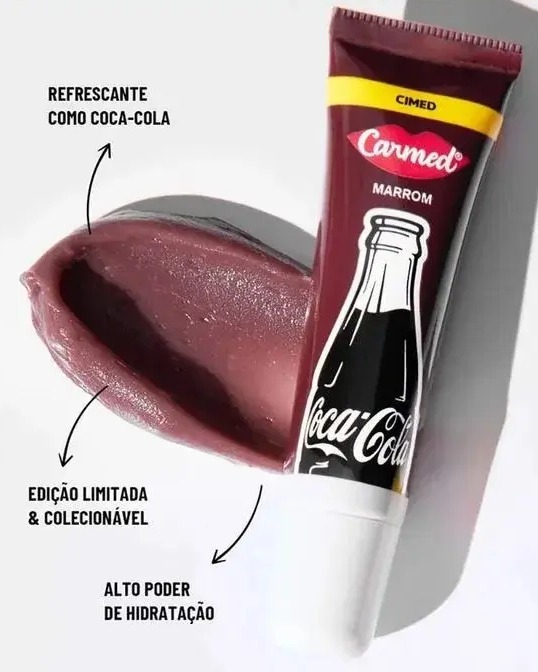 Hidratante Labial Carmed Coca-cola Marrom 10g