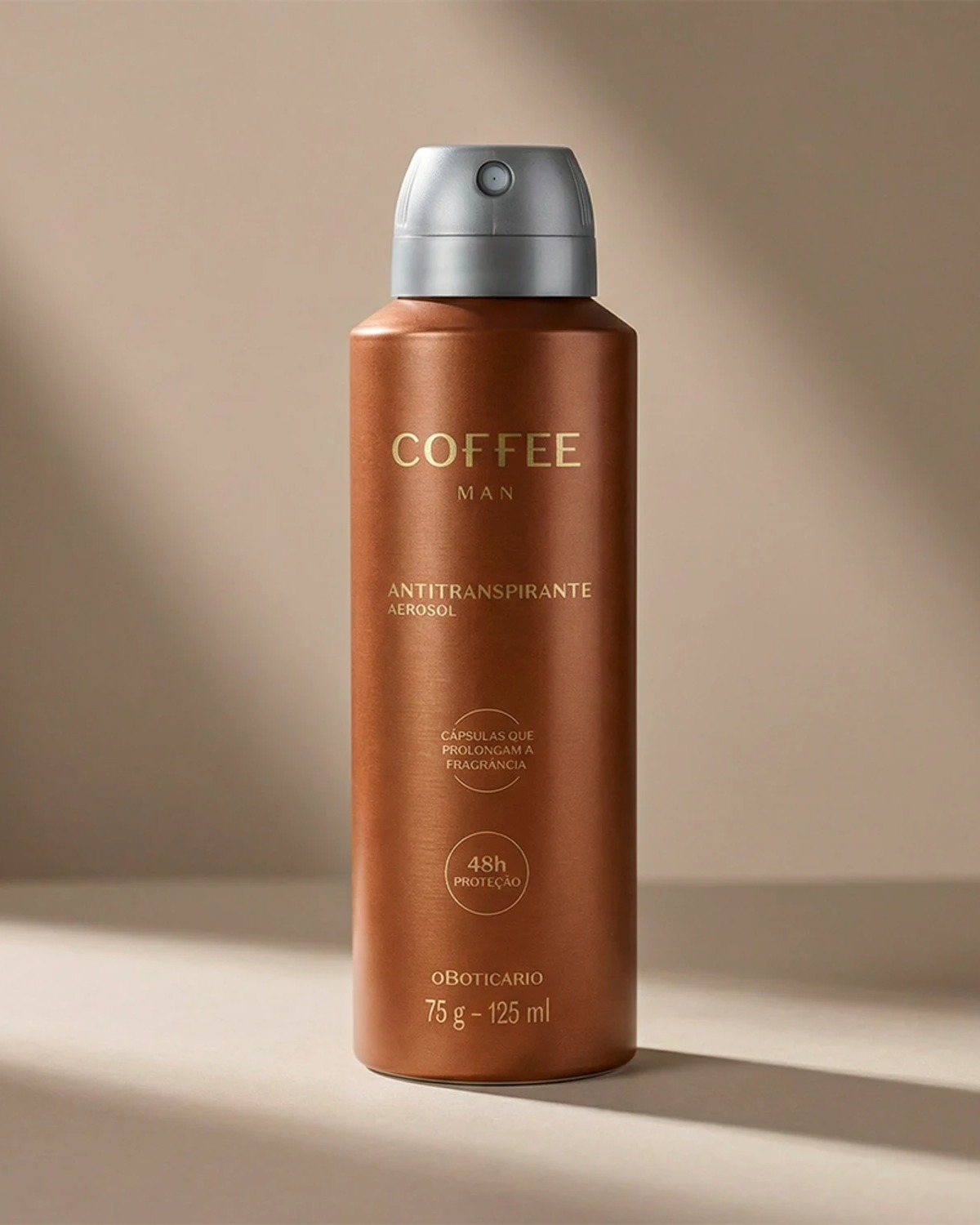 Desodorante Antitranspirante Aerossol Coffee Man 125Ml