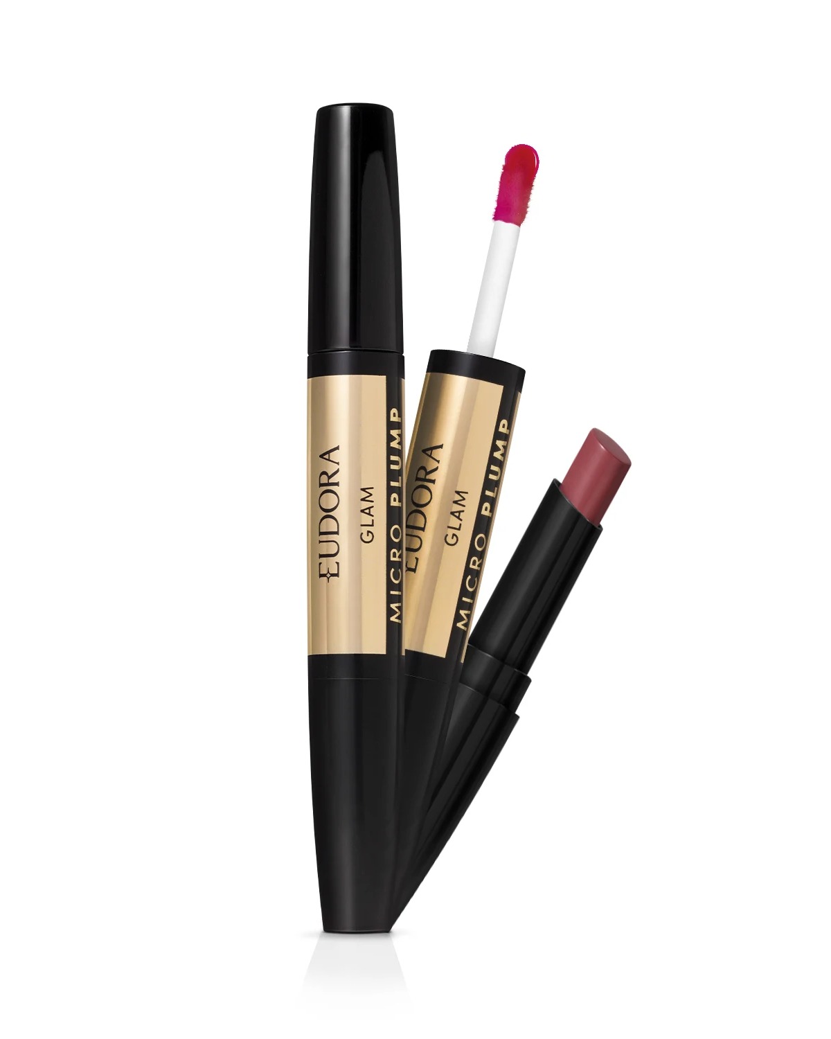 Batom Duo Malva Essencial Glam Micro Plump 1,8G