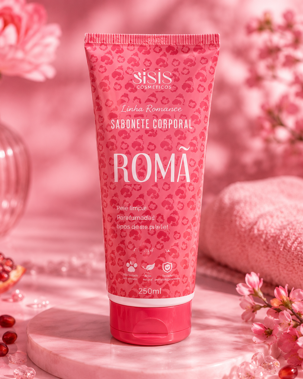 Sabonete Corporal de Romã com 200ml Isis Make Up