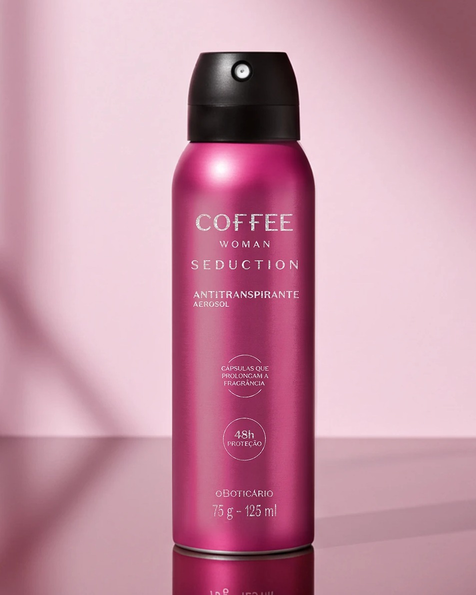 Desodorante Antitranspirante Aerosol Coffee Woman Seduction 75G/125Ml